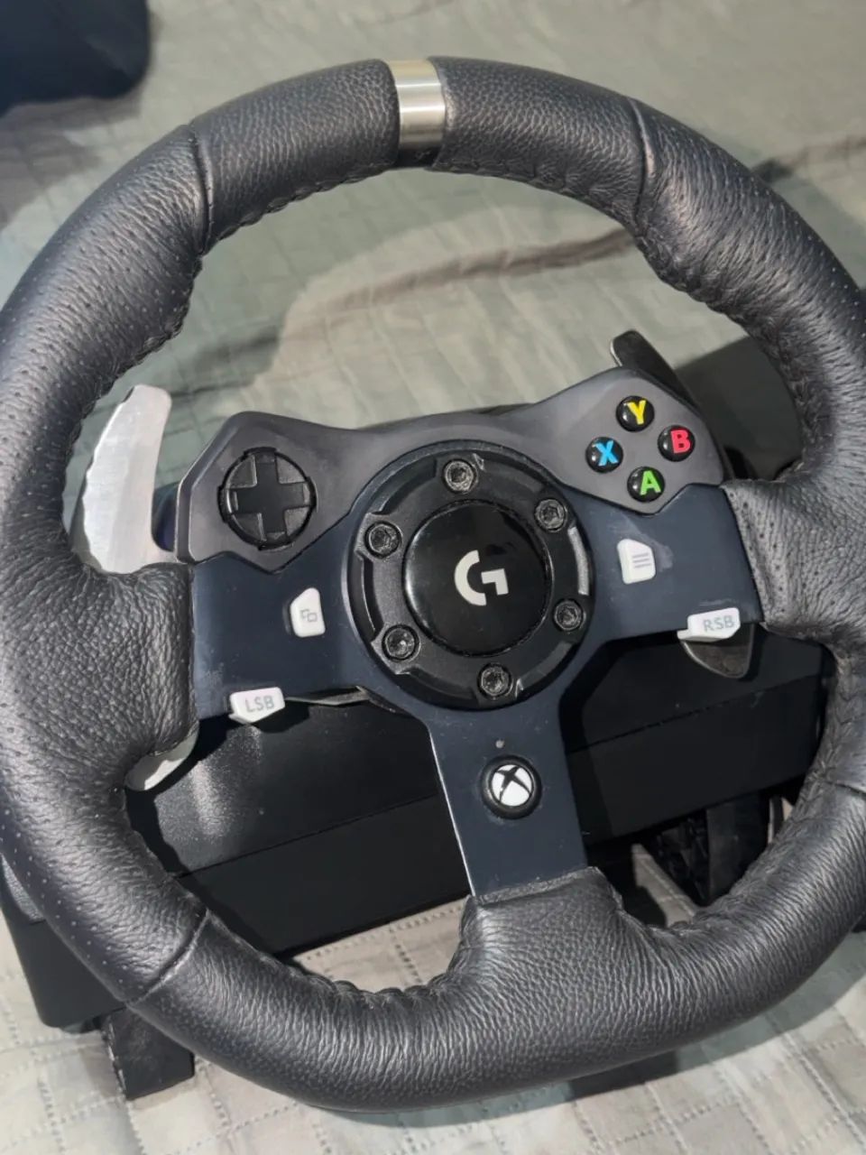 Volante Logitech G920 com Pedais - Compatível com PC e Xbox - Foto 3