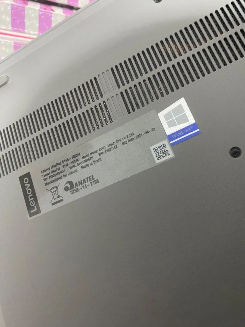 Notebook Lenovo IdeaPad S145 - 4GB RAM - Windows 11 - Foto 3