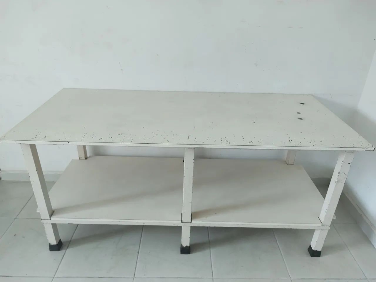 Mesa Bancada de Ferro Reforçada.