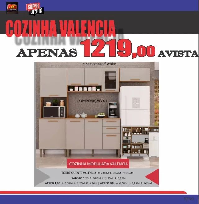 COZINHA VALENCIA COMPLETA 