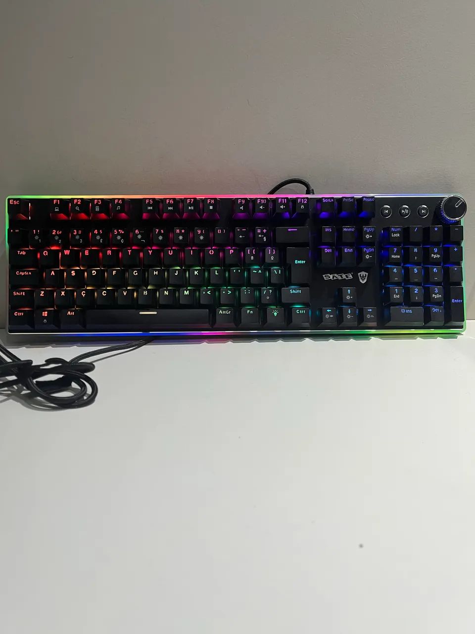 Teclado King Fight GK-70 Switch Blue  - Foto 5