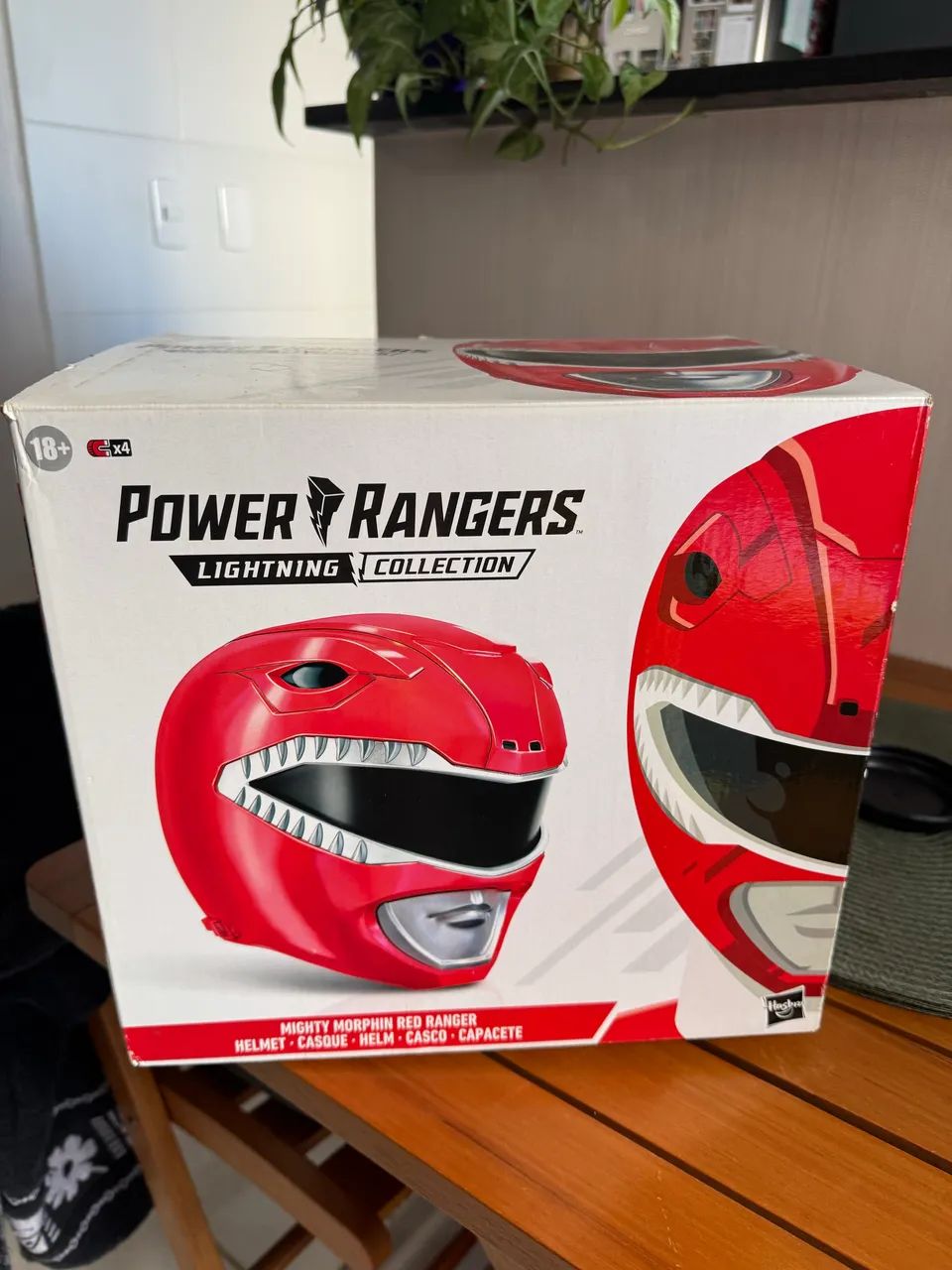 Capacete Ranger Vermelho Hasbro  - Foto 5