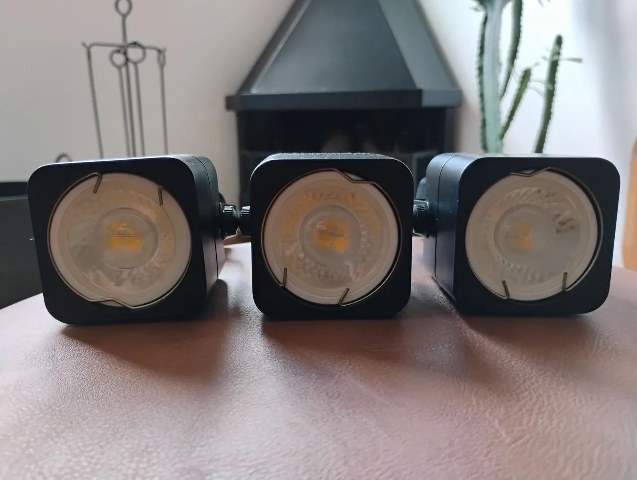 Trilho com 3 spots de luz  - Foto 4