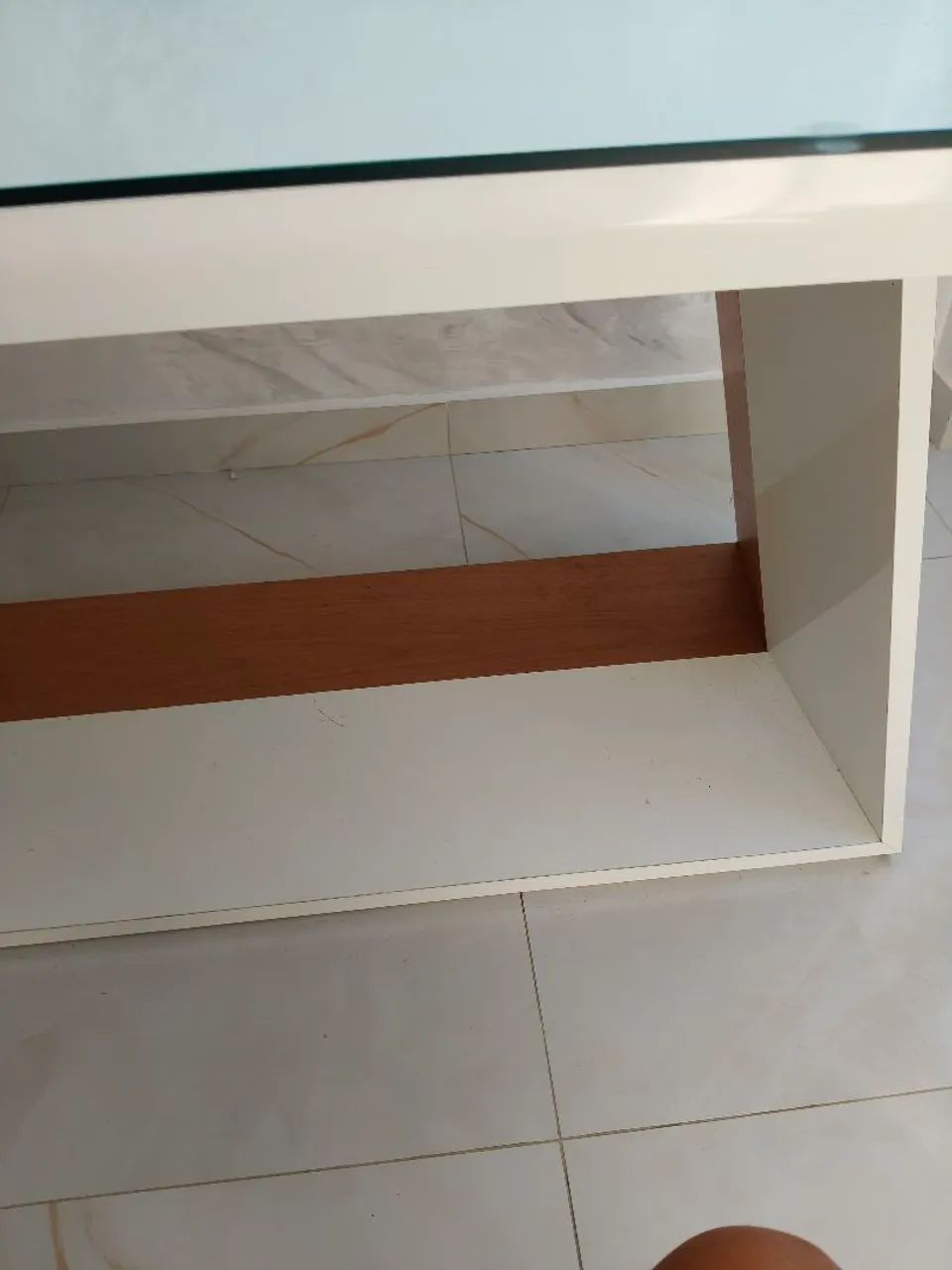 Mesa para 6 cadeiras tampo de vidro temperado Jacaúna  - Foto 4