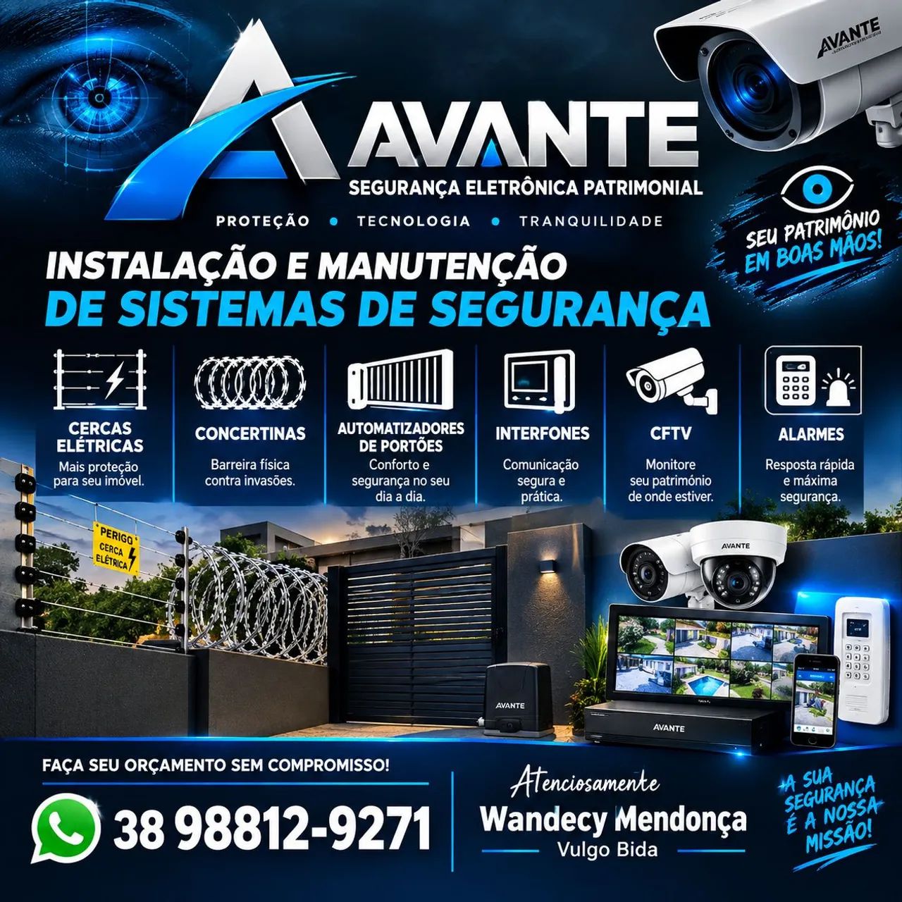 Profissional de Segurança eletrônica 