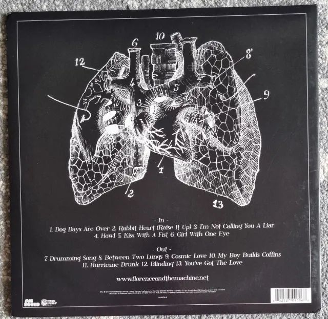 Disco de Vinil Florence + the Machine - Lungs (LP EUA 2010, capa dupla) - Foto 2