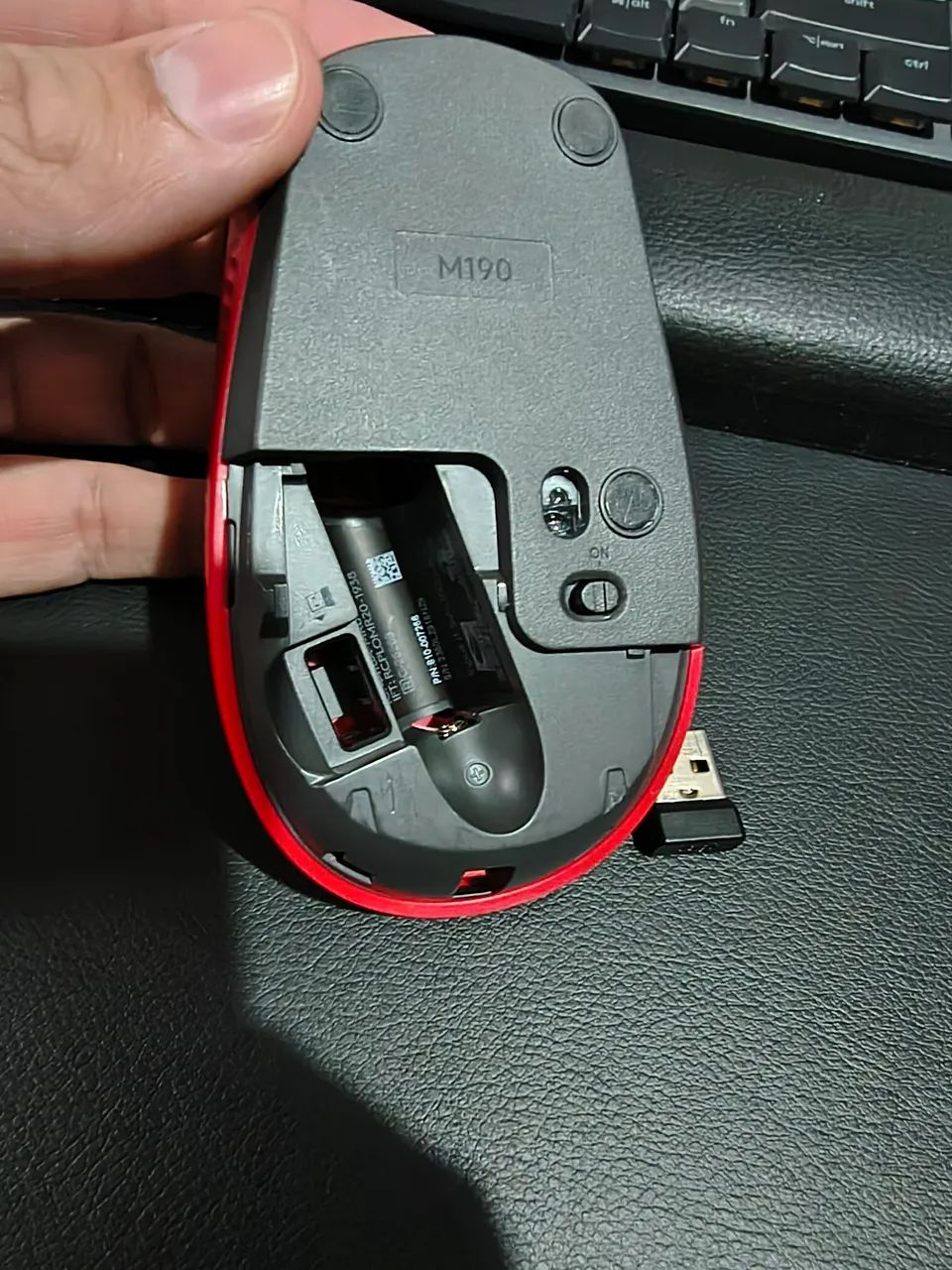 Mouse Logitech M190 sem fio - Foto 3