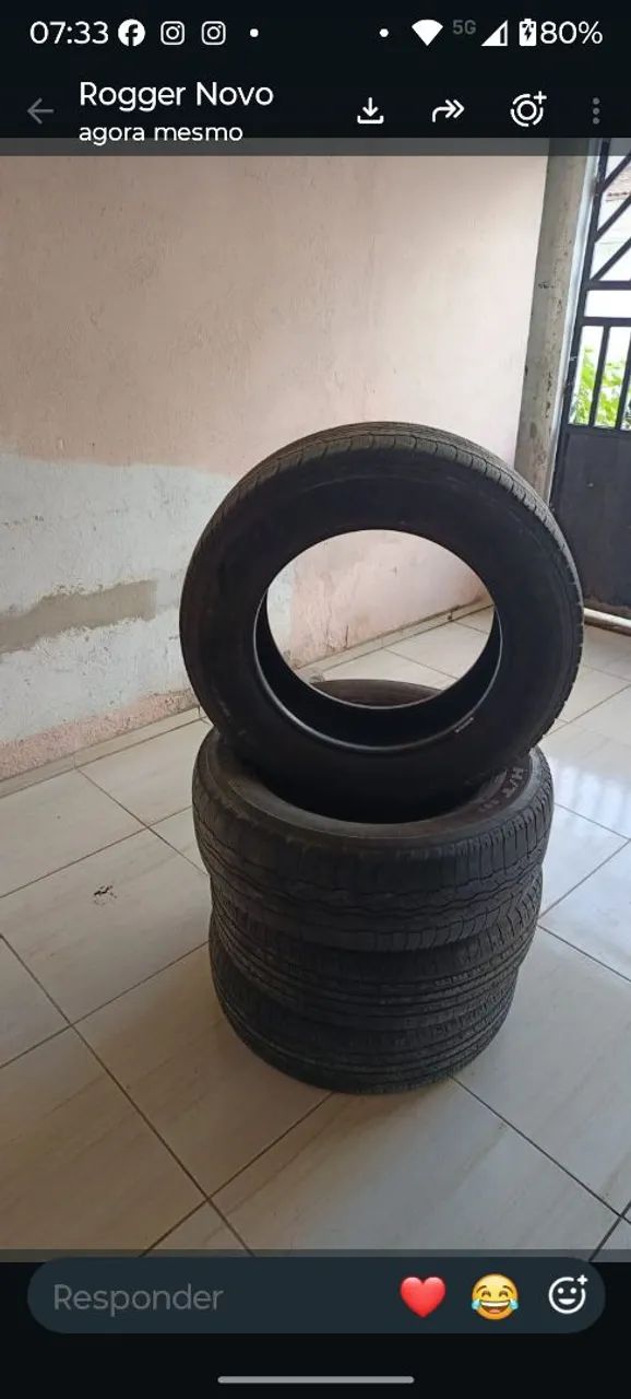 4 Pneus 225/65  Aro 17 - Foto 4