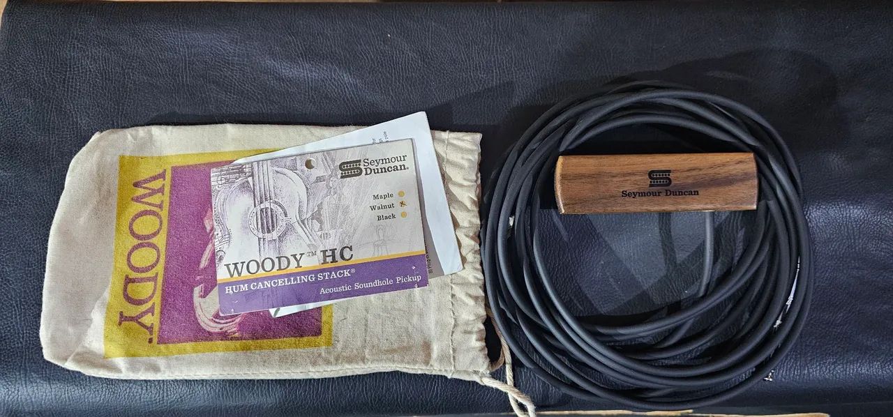 Captador seymour duncan Woody HC, magnético, para violão aço. Novo
