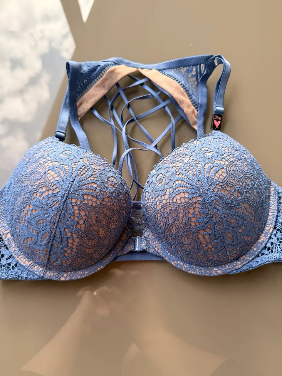 Sutiã Azul victoria Secrets renda 