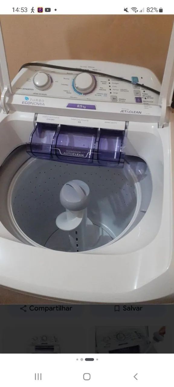 Lavadora de roupa Electrolux 8,5kgs - Foto 4
