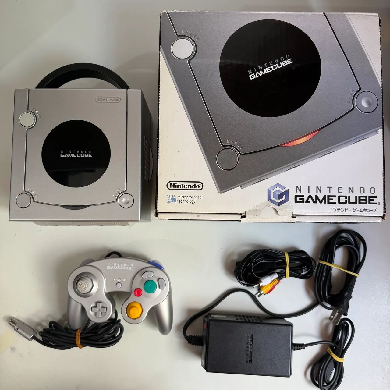 Nintendo GameCube Platinum Japonês Usado