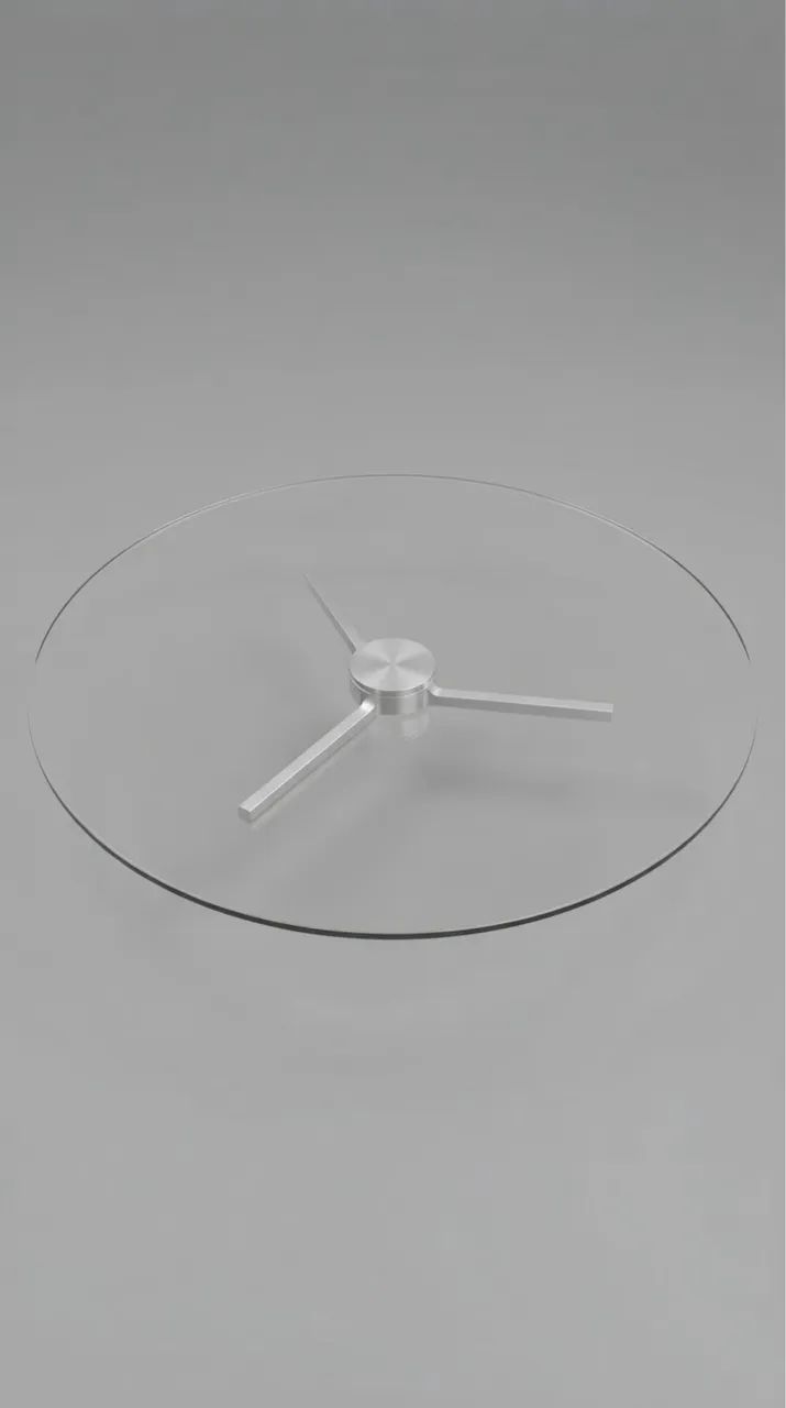 Centro de Mesa Giratório 10mm Inox Premium 80cm.