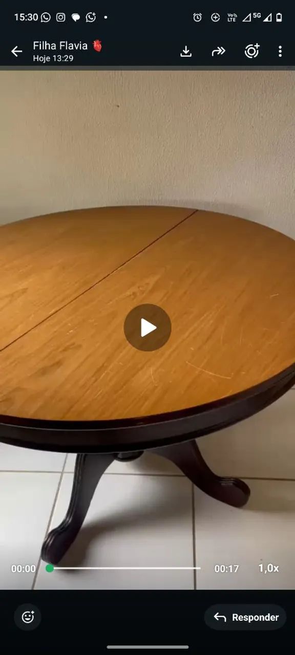 Mesa madeira  - Foto 4