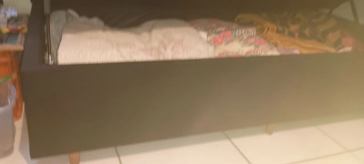 Vendo cama baú de solteiro  - Foto 5