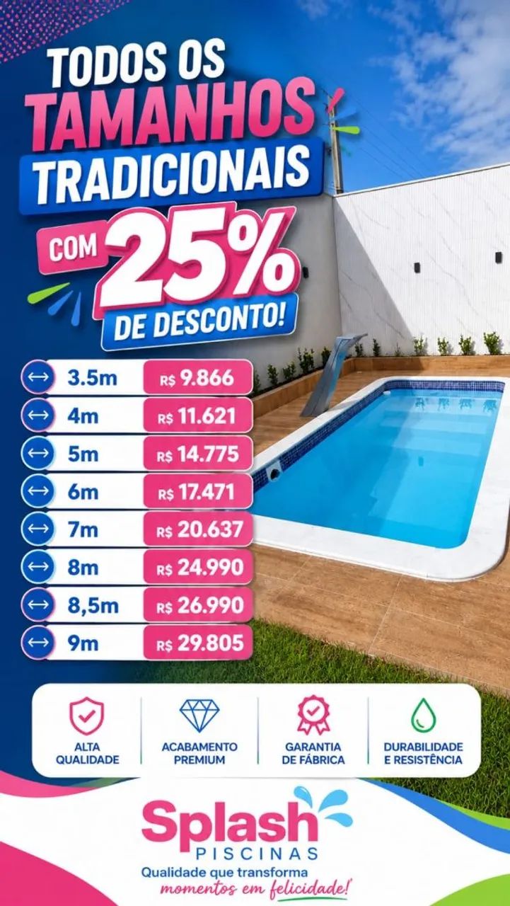 PISCINAS EM PROMO