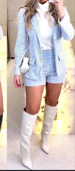 Conjunto short e blazer 