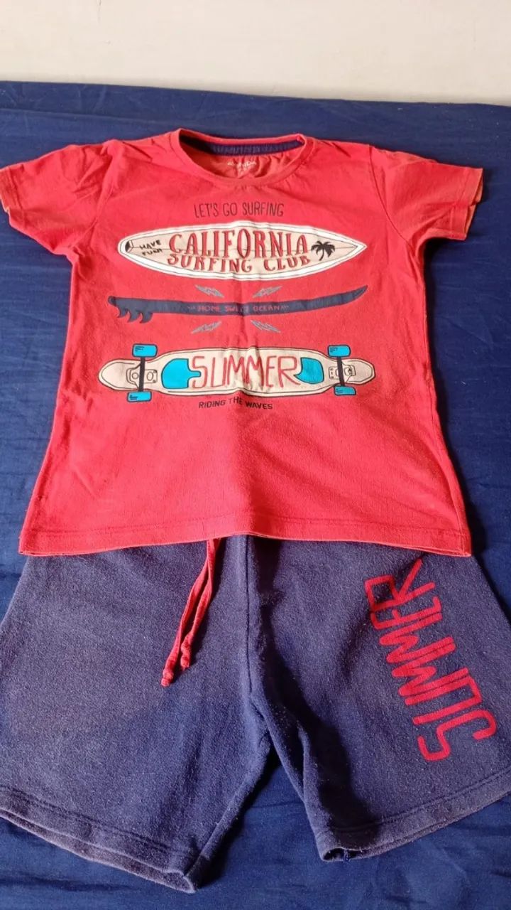 Conjunto de verão menino