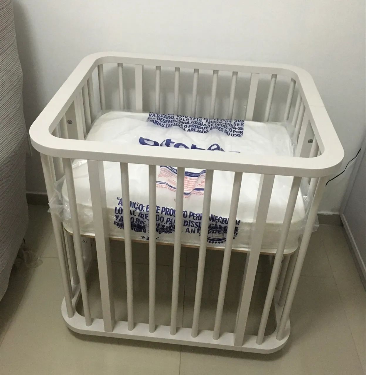 BER ÇO QUE VIRA CAMA - BRANCO - Foto 2