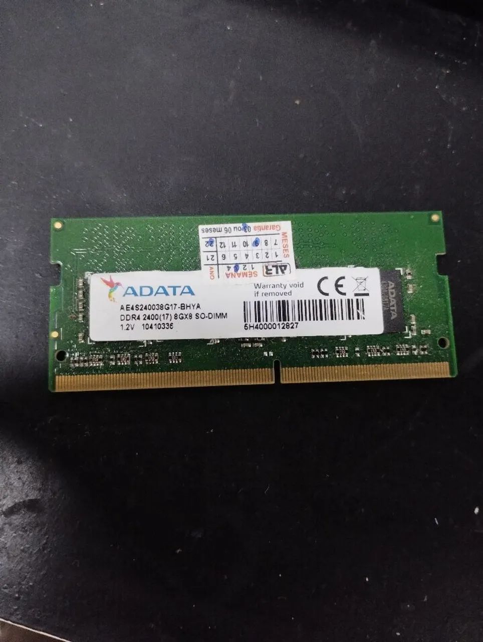 Memória DDR4 8GB 2400Mhz - Adata - Notebook 