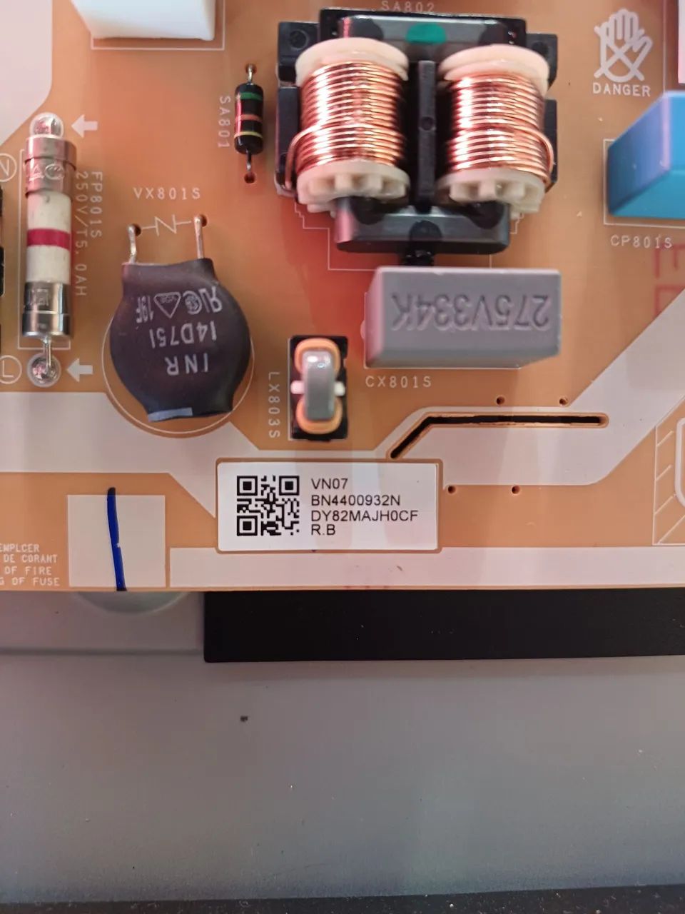 Placa da fonte smart tv samsung ru7100 50 polegadas  - Foto 3