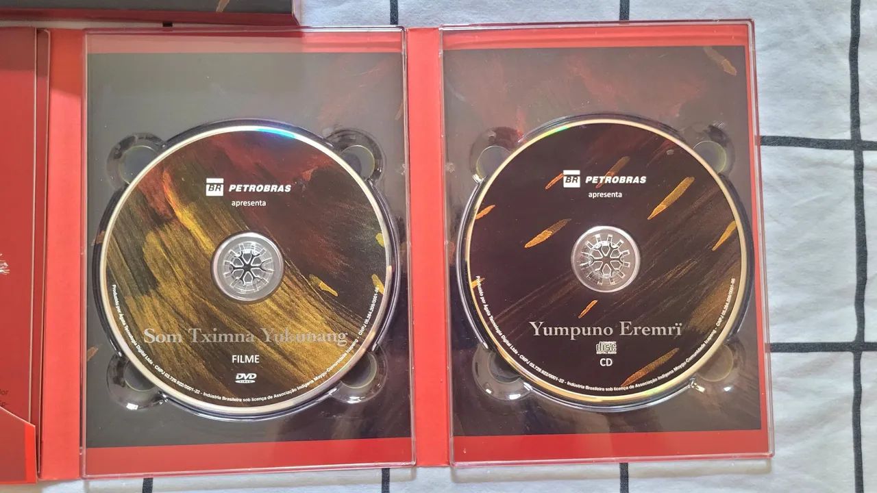 yumpuno dvd com documentário e cd de músicas tradicionais do povo indígena ikpeng - Foto 3