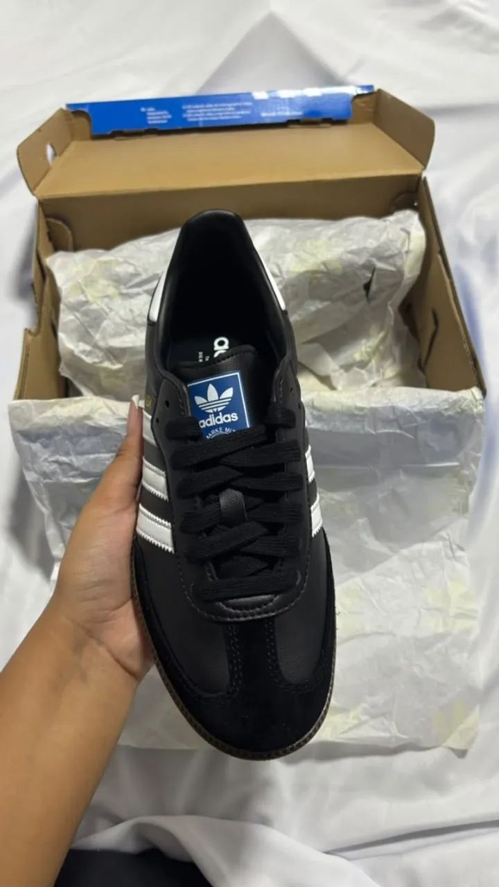 tênis adidas samba og preto 36 - Foto 4