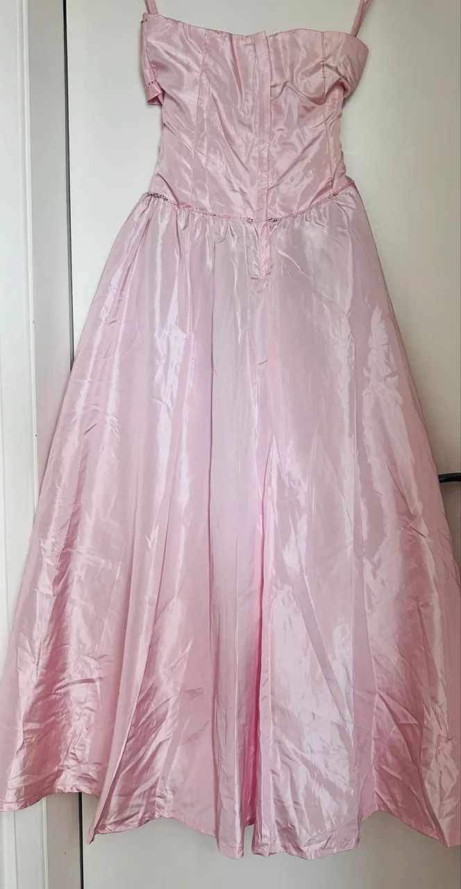 Vestido rosa delicado - Foto 3