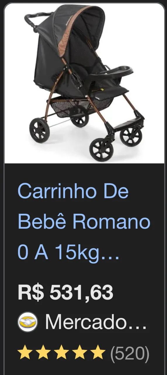 Carrinho de bebê  - Foto 2