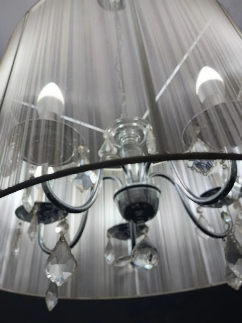Lustre com lâmpadas vela - Foto 2