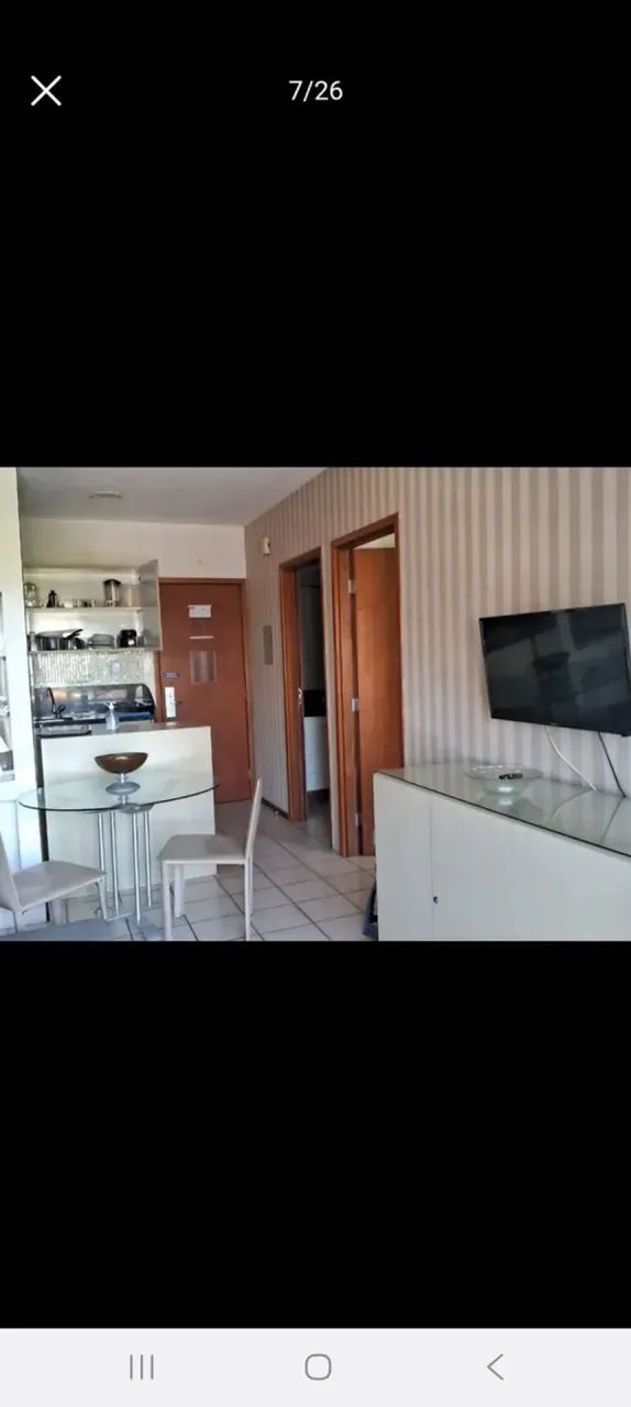 Flat/ mobiliado/ varanda/ ilha do leite. - Foto 3