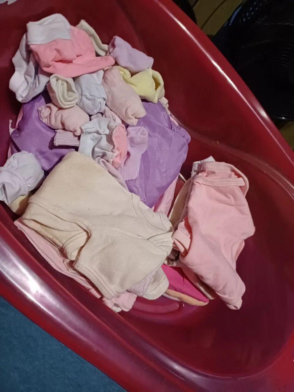 Bolsa maternidade,  banheira e roupas rn - Foto 4
