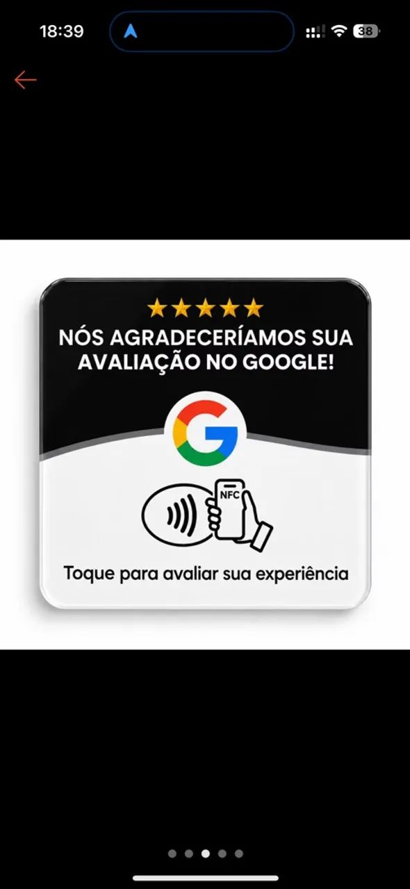     Plaquinha NFC Google Avaliações para Empresas - Foto 2