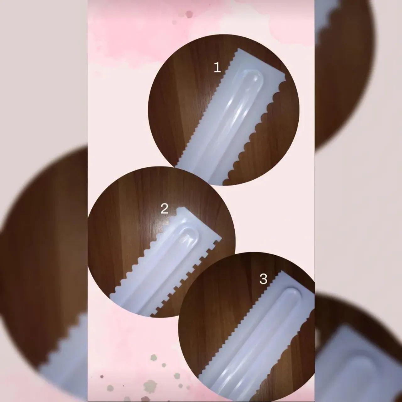 Espátula plástica da grande para confeitaria 