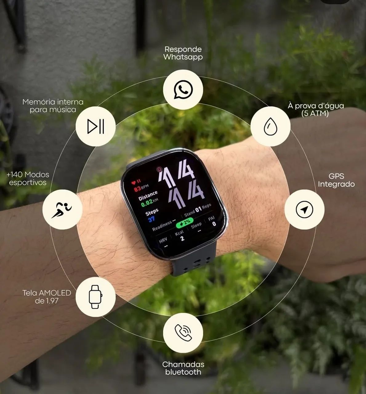 Amazfit Bip 6 com GPS Global Pronta entrega 