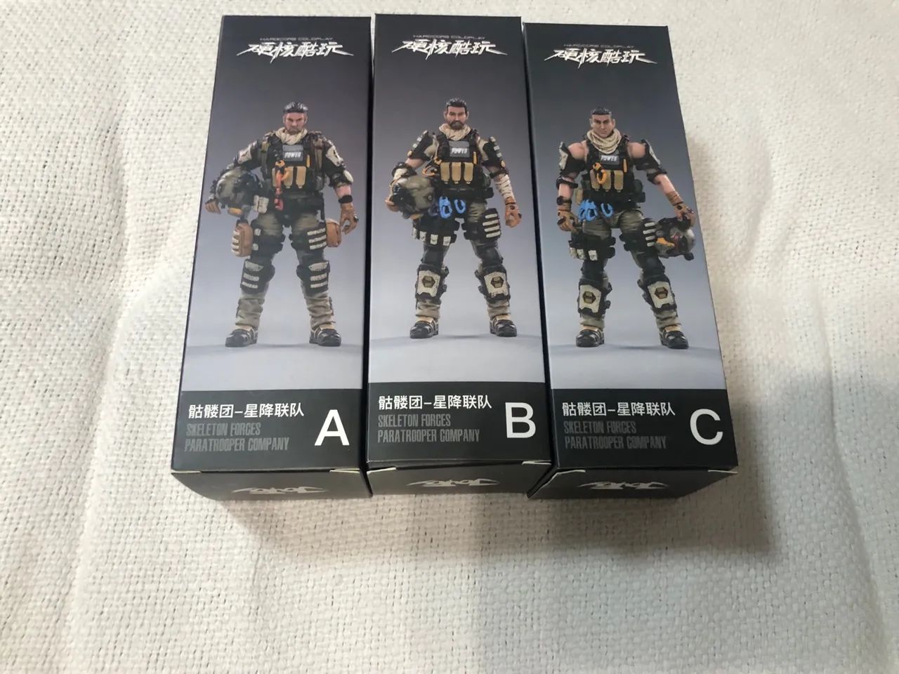Skeleton Forces - Paratrooper Squad Hell Skull - JoyToy 1/18 - Soldiers A, B, C - Foto 2