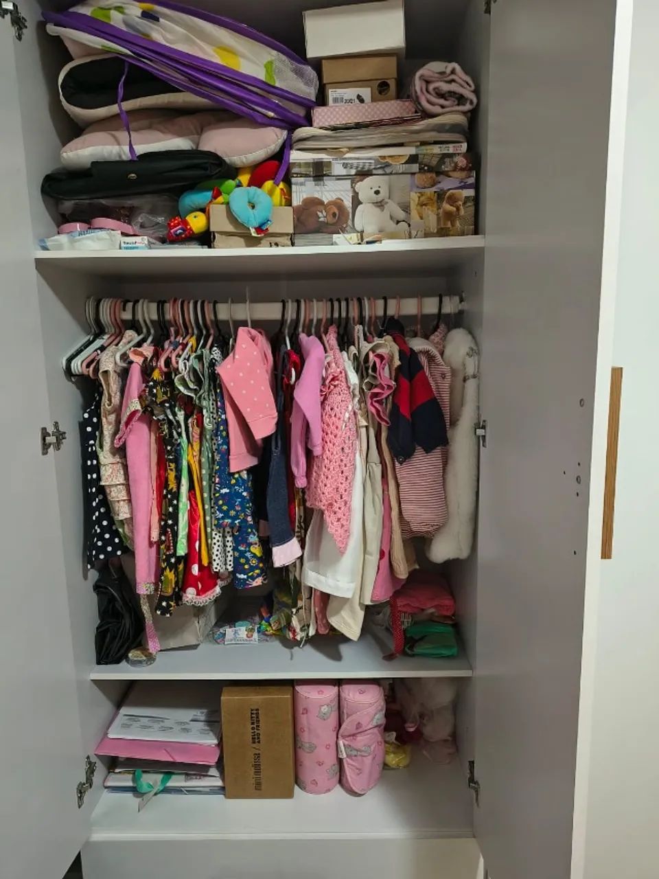 Berço+ guarda-roupa+ cômoda quarto bebê - Foto 3
