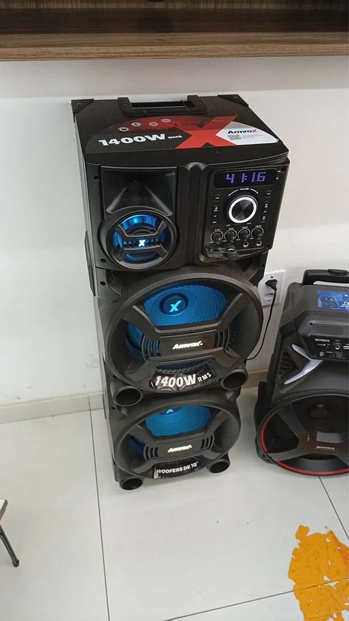 Caixas de som em oferta exclusiva, pra sair rápido, dividimos no cartão e no boleto! - Foto 4