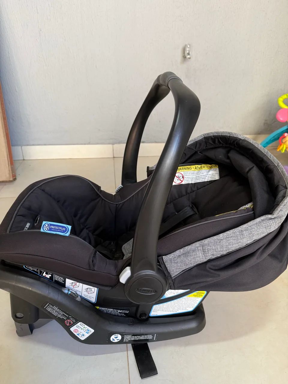 Cadeira de bebê Graco mais suporte  - Foto 4