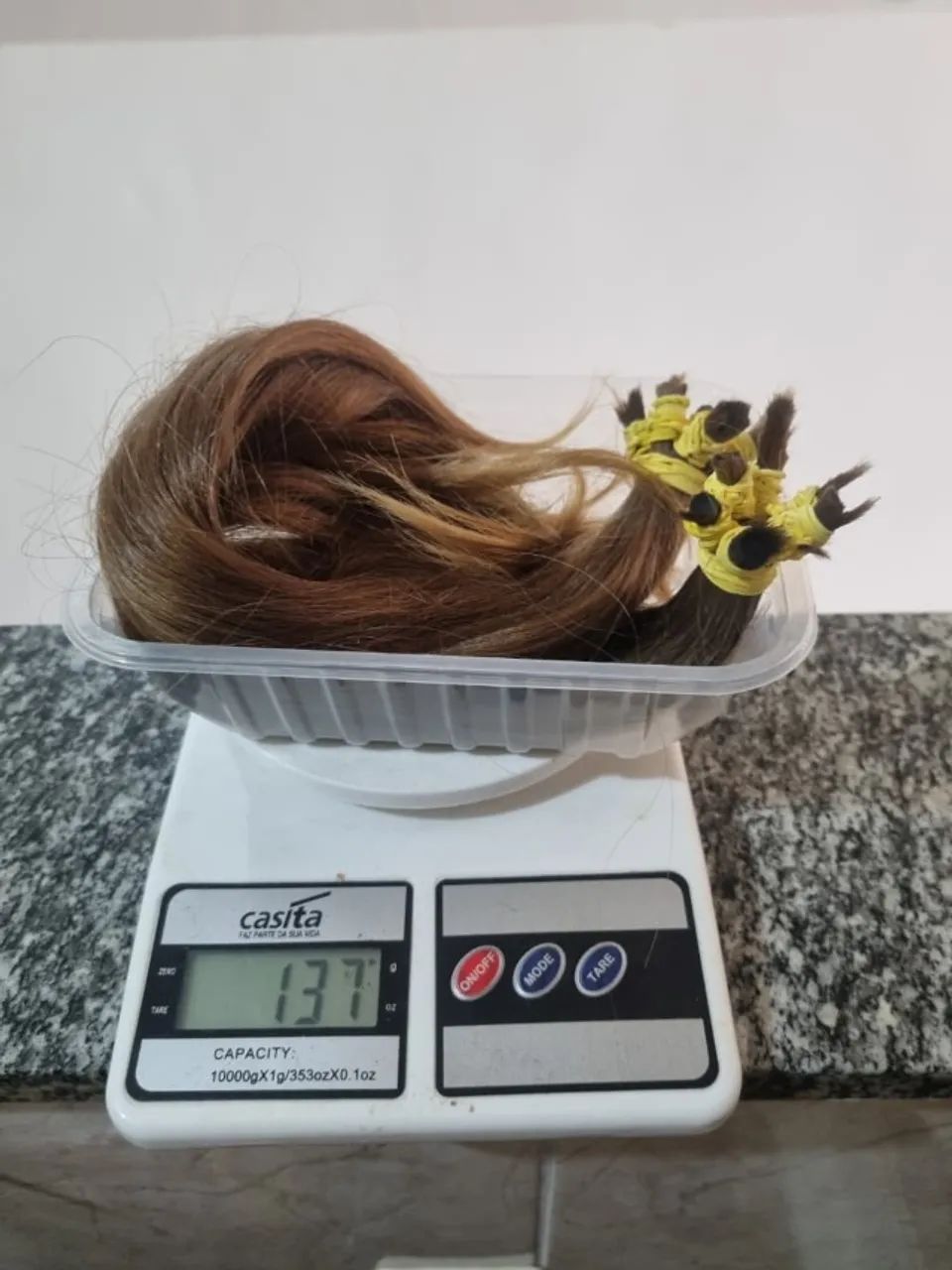 Cabelo Humano Loiro Natural Virgem Sem Química - Foto 2