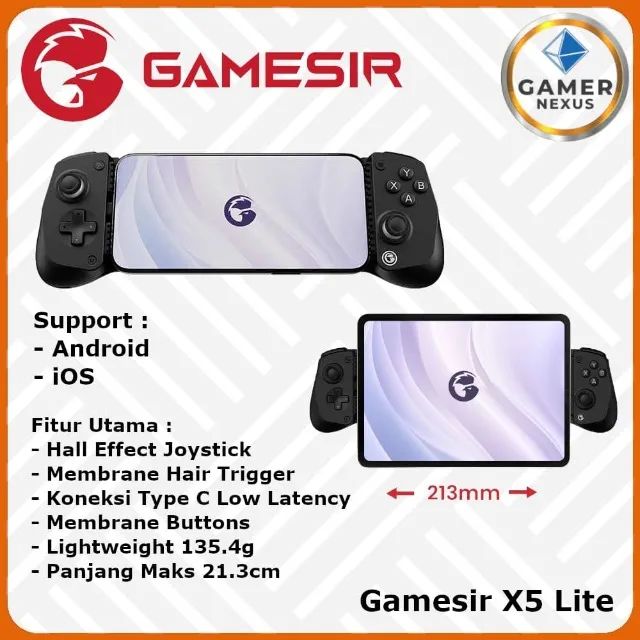 Controle para Celular Gamepad Gamesir X5 Tipo C Android e IOS - Foto 2