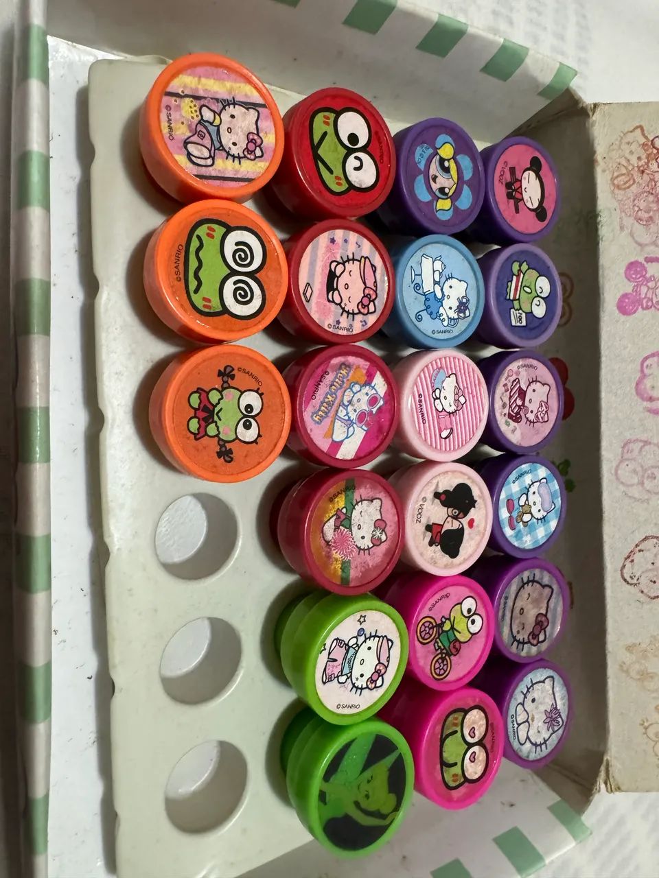 Kit com 21 carimbos antigos / variados  - Foto 3