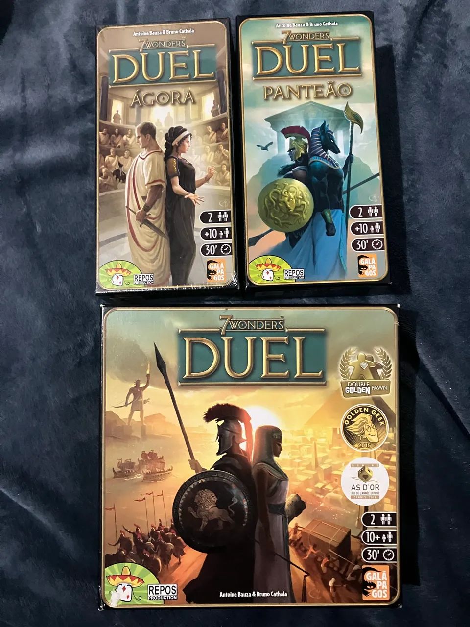7 Wonders Duel com expansões 