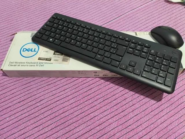 Dell - Teclado e Mouse sem fio, Preto