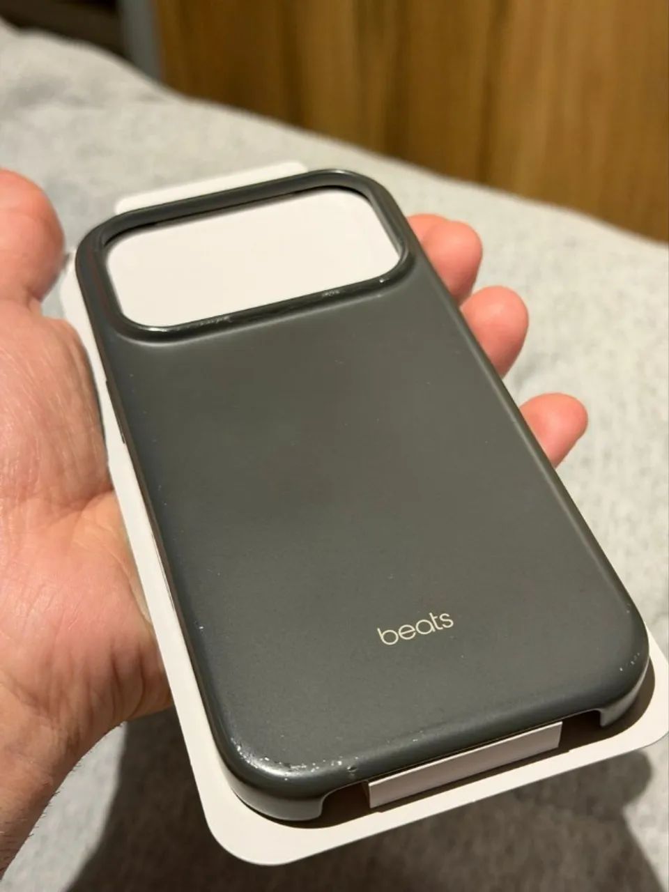 capa da beats com magsafe e controle da câmera para iphone 17 pro cinza-granito - Foto 5