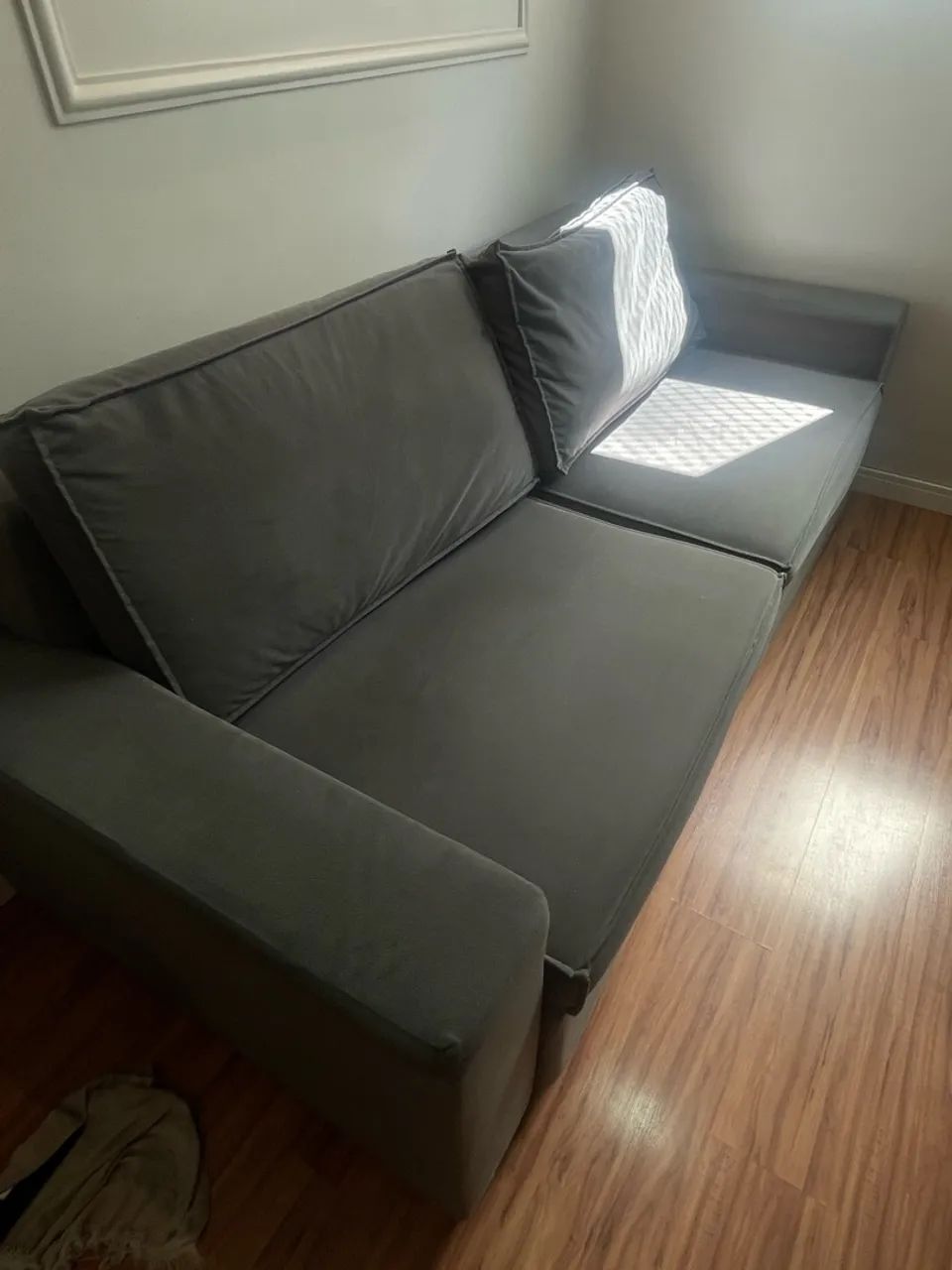 Sofá retrátil 3 lugares tok stok  - Foto 4