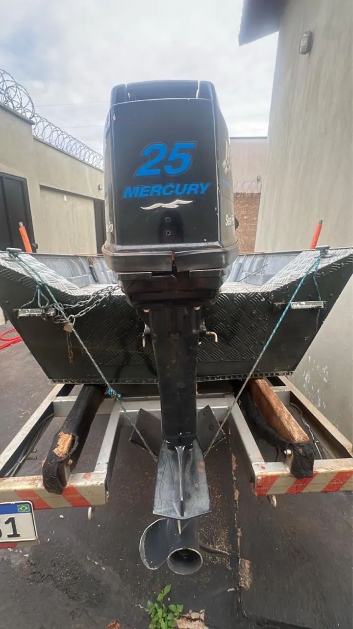Conjunto Barco Motor e carreta - Foto 4