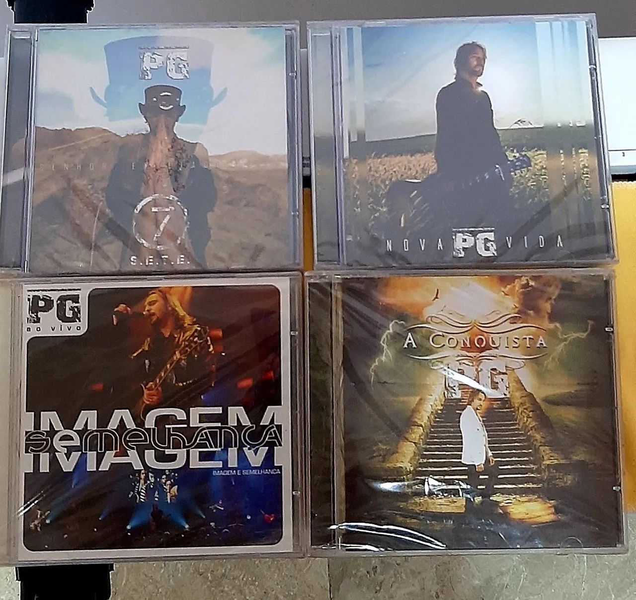 4 Cds do cantor PG (lacrados) 