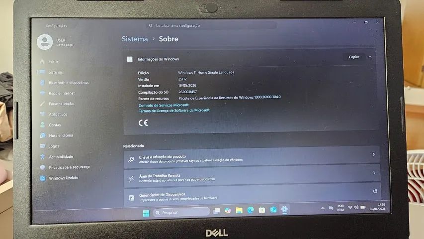 Notebook Dell Inspiron i15 3000 Intel Core i5 8ª geração. - Foto 2
