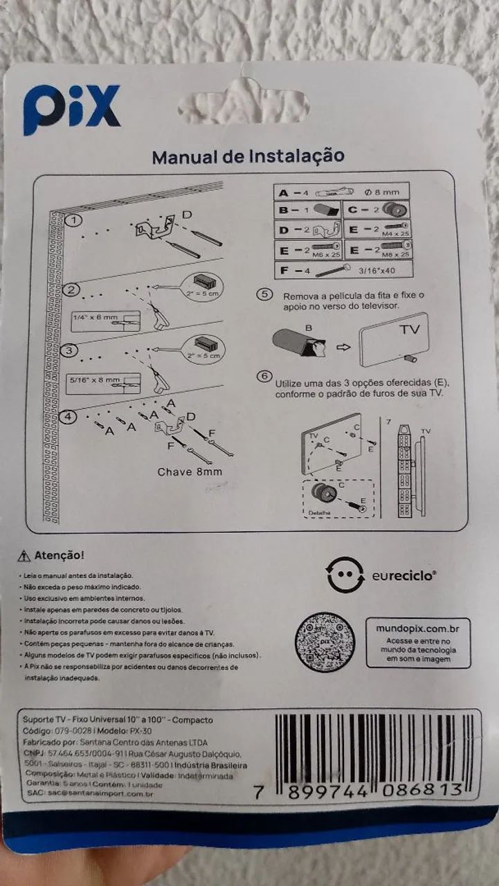 Suporte para tv até 55 polegadas  - Foto 2
